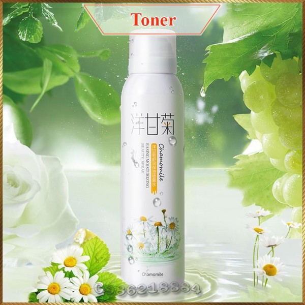 Toner dạng xịt dưỡng ẩm chiết xuất Hoa Cúc Caici Chamomile Beauty Spray CCS3