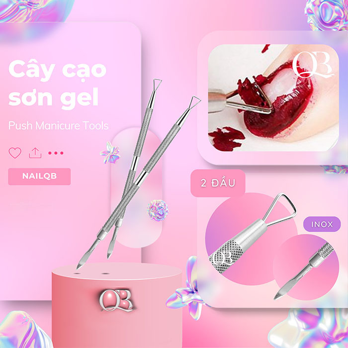 Cây cạo phá sơn gel 1 đầu - 2 đầu (lẻ 1 cây)