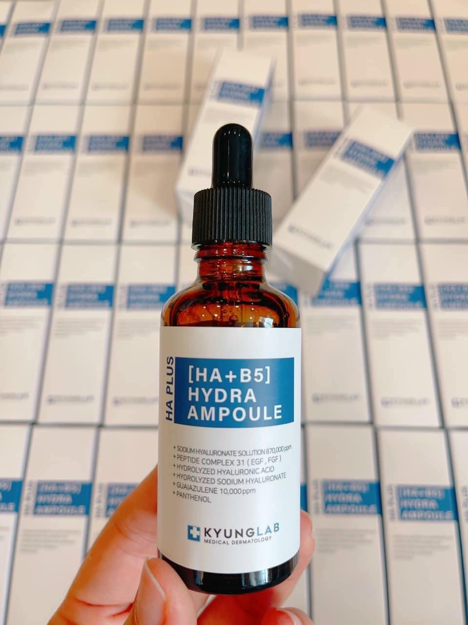 Serum Cấp Ẩm Căng Bóng Da KyungLab HA + B5 Hydra Ampoule - 50ml