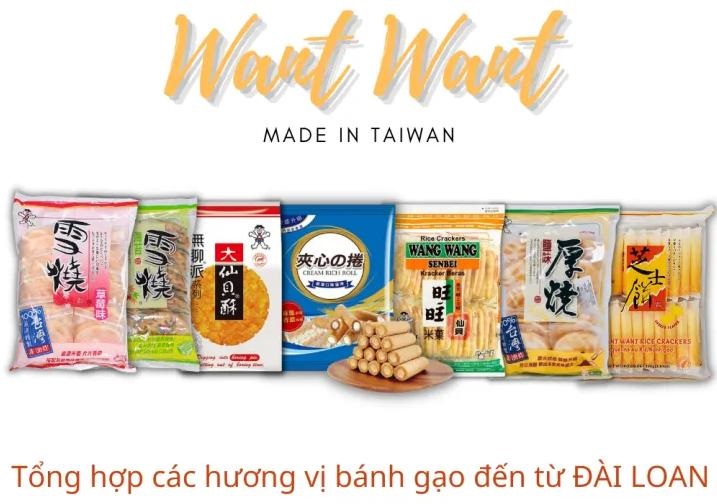 Bánh Gạo Want Want Đài Loan