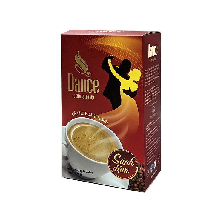 Combo 3 Hộp Cà phê Sữa 3in1 Dance (Hộp 15 gói x 16gr) - AnTháiCafé