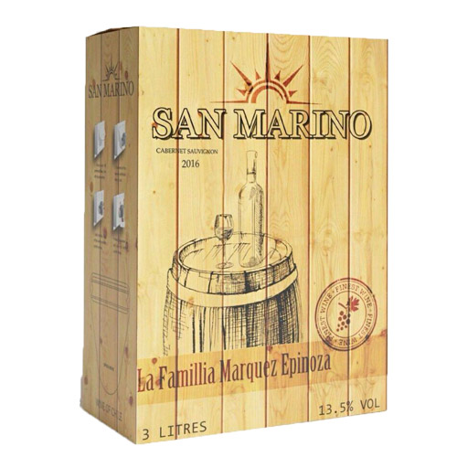 Vang bịch đỏ Chile San Marino 3 lít chính hãng - Nho không qua chưng cất
