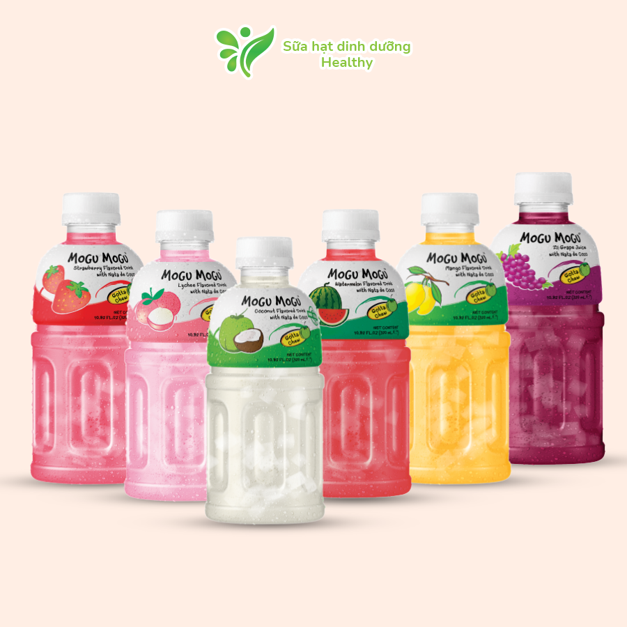 Nước Thạch Trái Cây MOGU MOGU Thái Lan Các Vị (Chai 320ML)