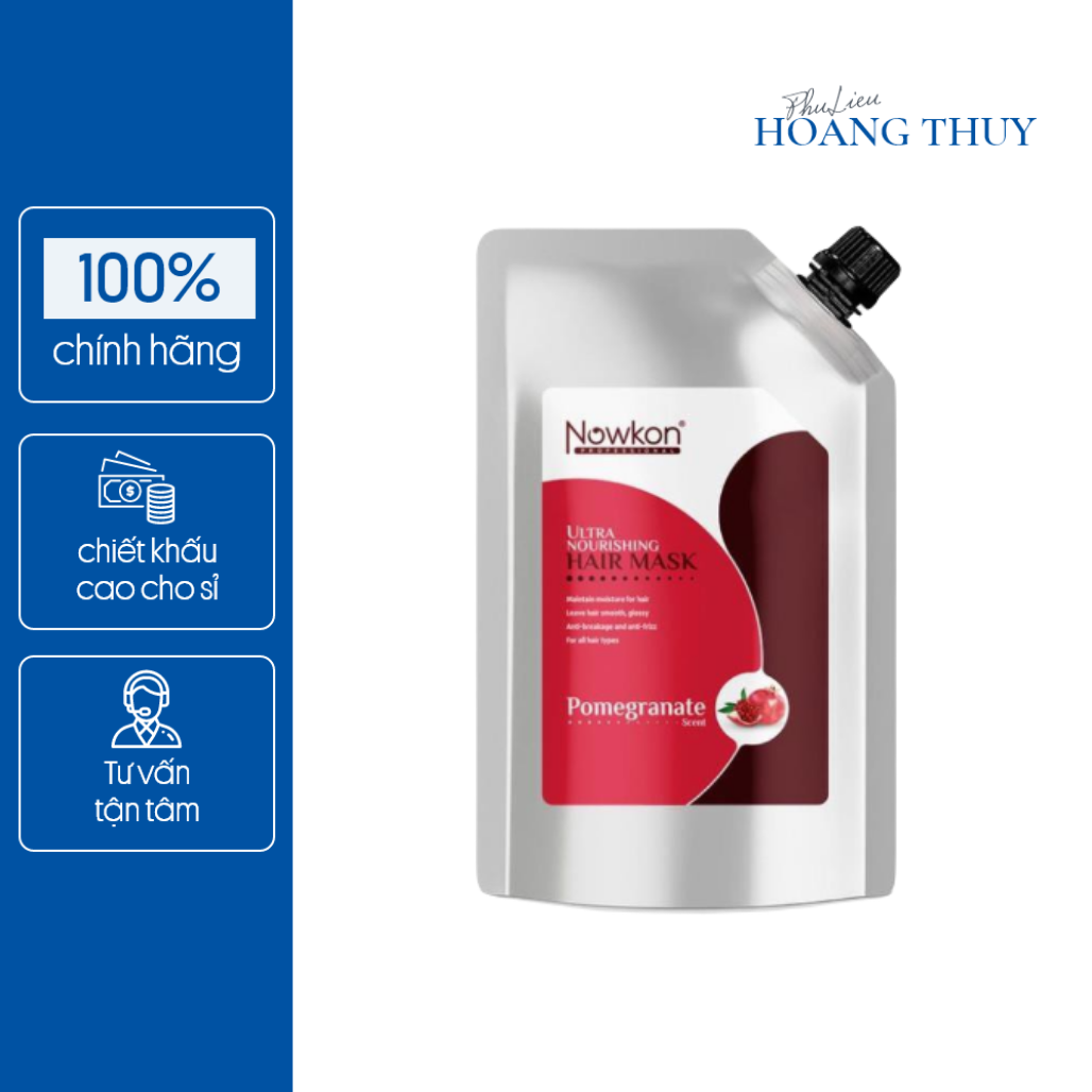Mặt Nạ Tóc NOWKON Phục Hồi Siêu Dưỡng Tóc - Tinh Chất Lựu (850ml)