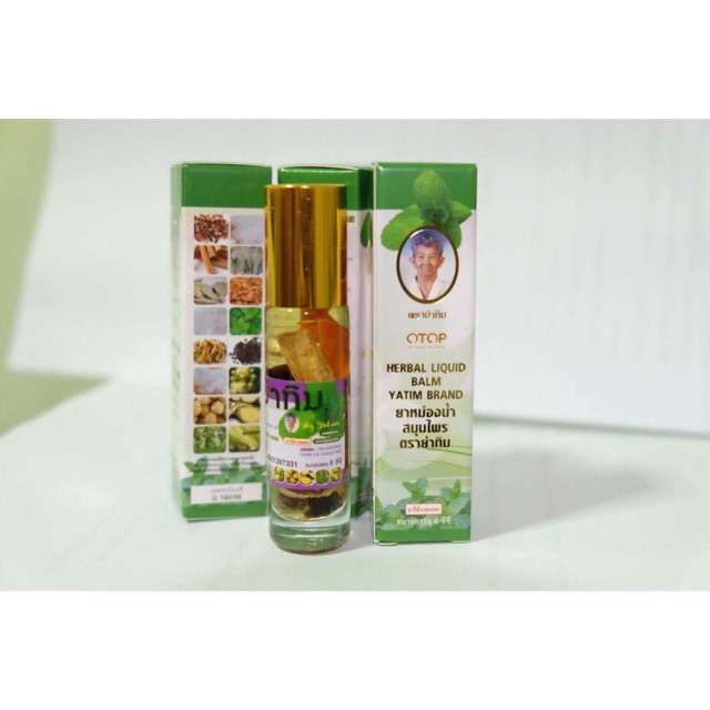 01 Dầu Sâm Yatim 16 vị thảo dược Thái Lan 8ml