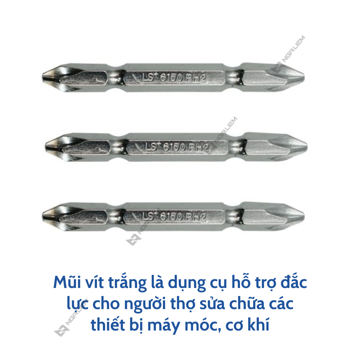 Mũi bắn vít (đầu bake) trắng LS+ (45mm, 65mm, 100mm) [Hàng chính hãng]