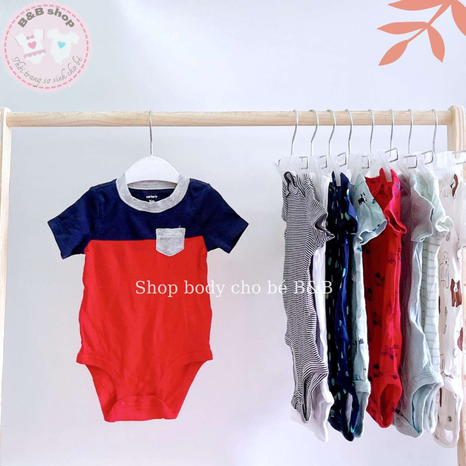 (Chọn mẫu 6-9m) Bodysuit, Body chip Carter xuất dư cho bé sơ sinh