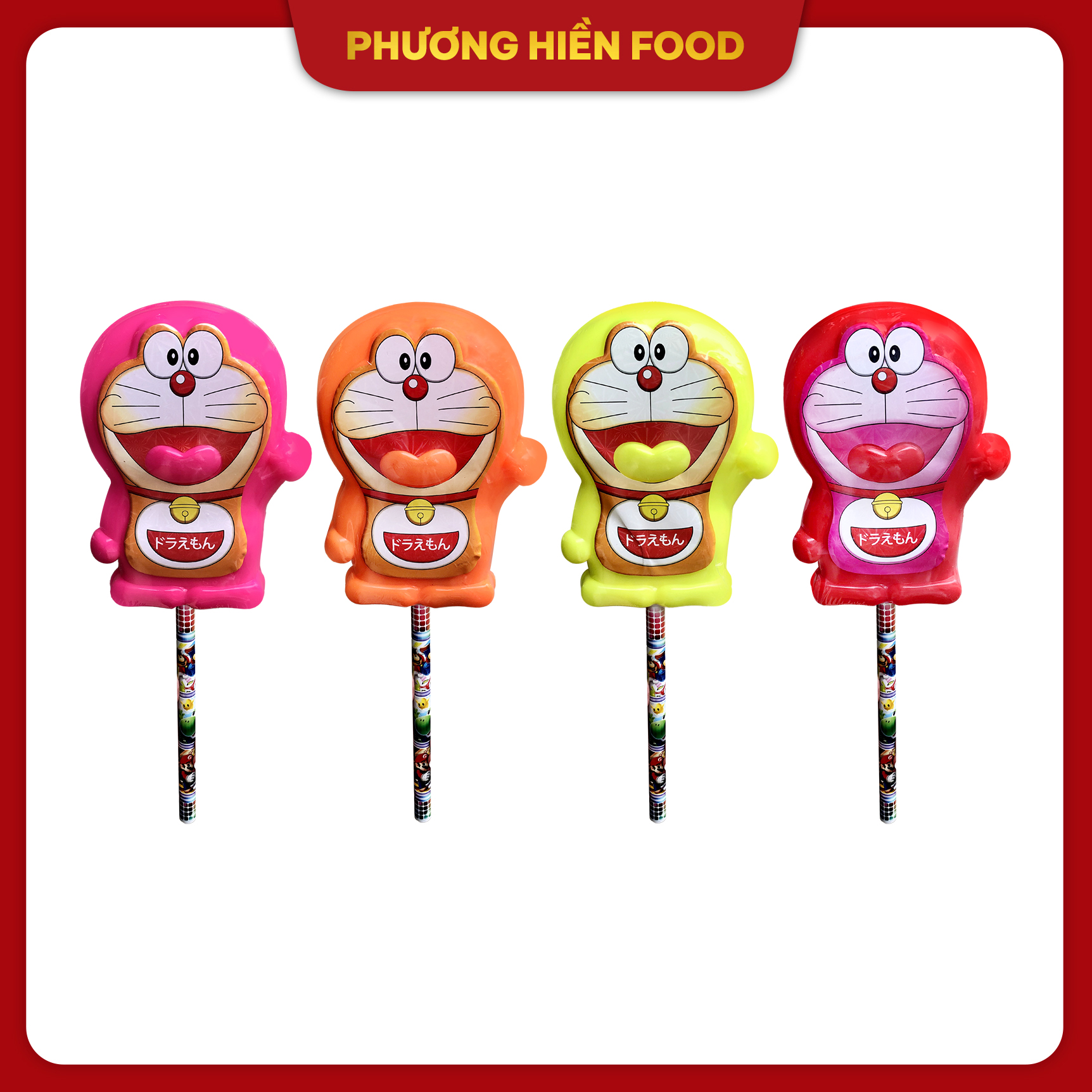 [ kẹo đồ chơi trẻ em ] Kẹo trái cây Popop - Doremon 20g