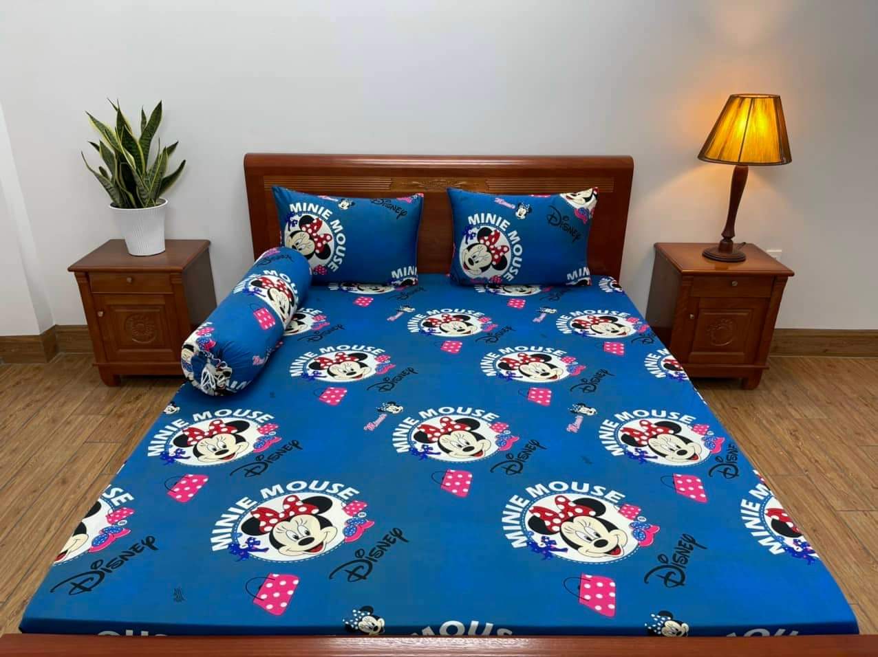 Bộ 4 món Drap Ga giường thun lạnh Hàn quốc cao cấp