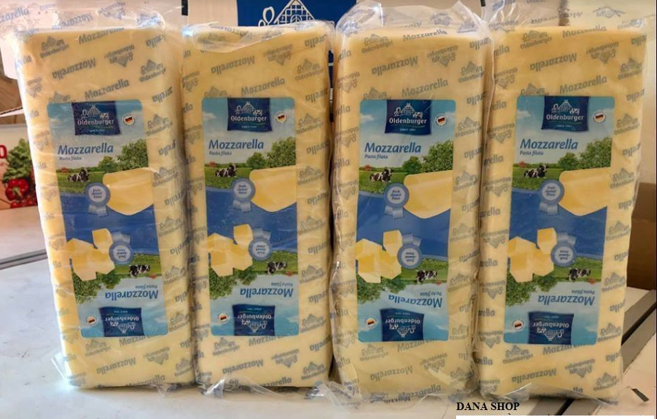 Phô mai Mozzarella Đức khối 2,5 kg