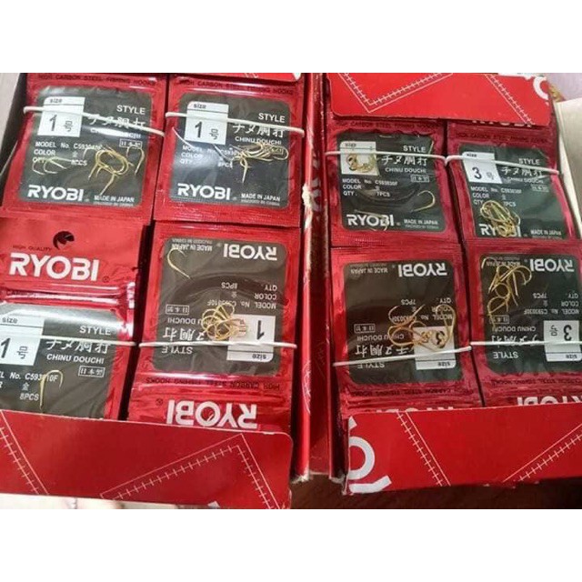 lưỡi câu cá ryobi chinu
