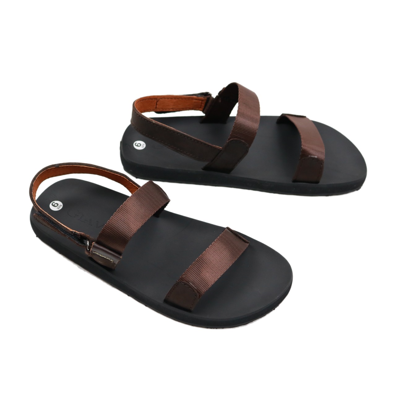 Giày sandal Giavy nữ - SK411 Nâu
