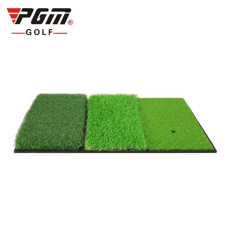 Thảm tập swing golf 3 mặt cỏ - pgm djd024