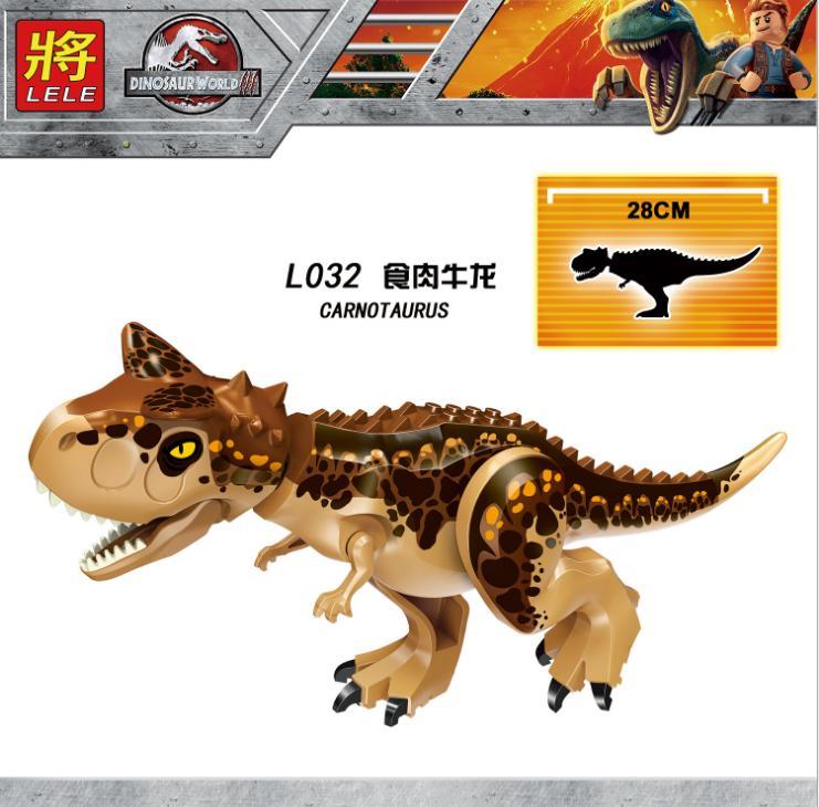 [HCM]Đồ chơi lắp ráp Mini Figure BigFig CARNOTAURUS - Khủng long bạo chúa Big Size (28cm)