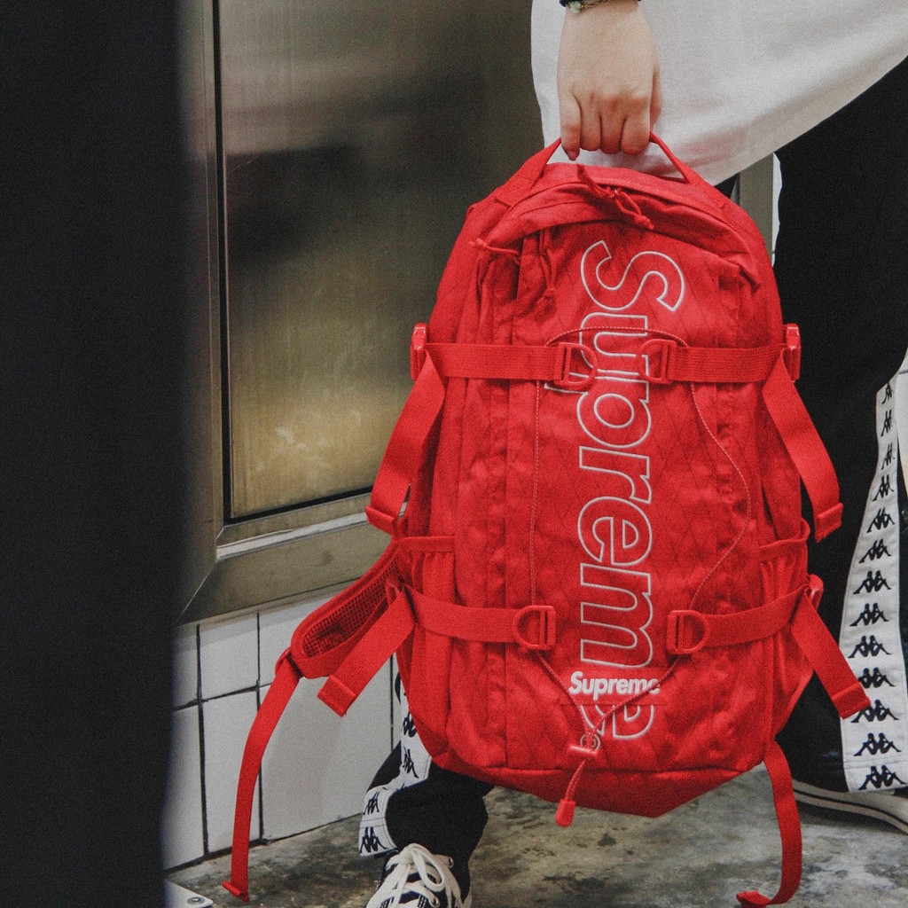 ■✔  [🔥SALE][⚡️Cao Cấp] Ba Lô Nam Nữ Supreme 18FW Backpack
