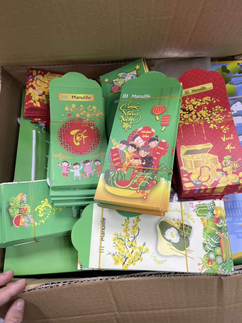 COMBO 200 BAO LÌ XÌ MANULIFE 2022