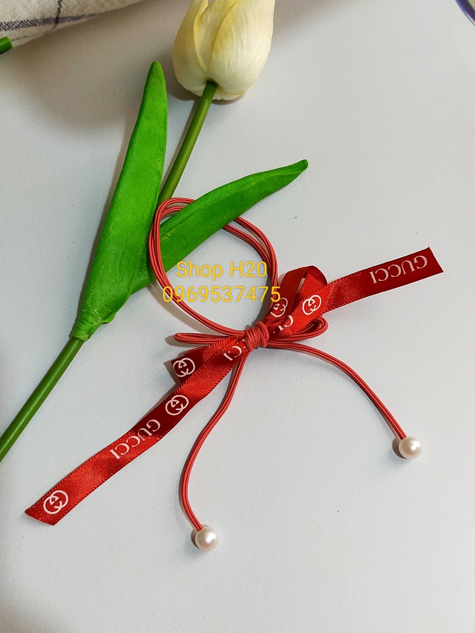 Sỉ 100 Dây Cột Tóc Nơ Dài Phong Cách Hàn Quốc Siêu Dễ Thương
