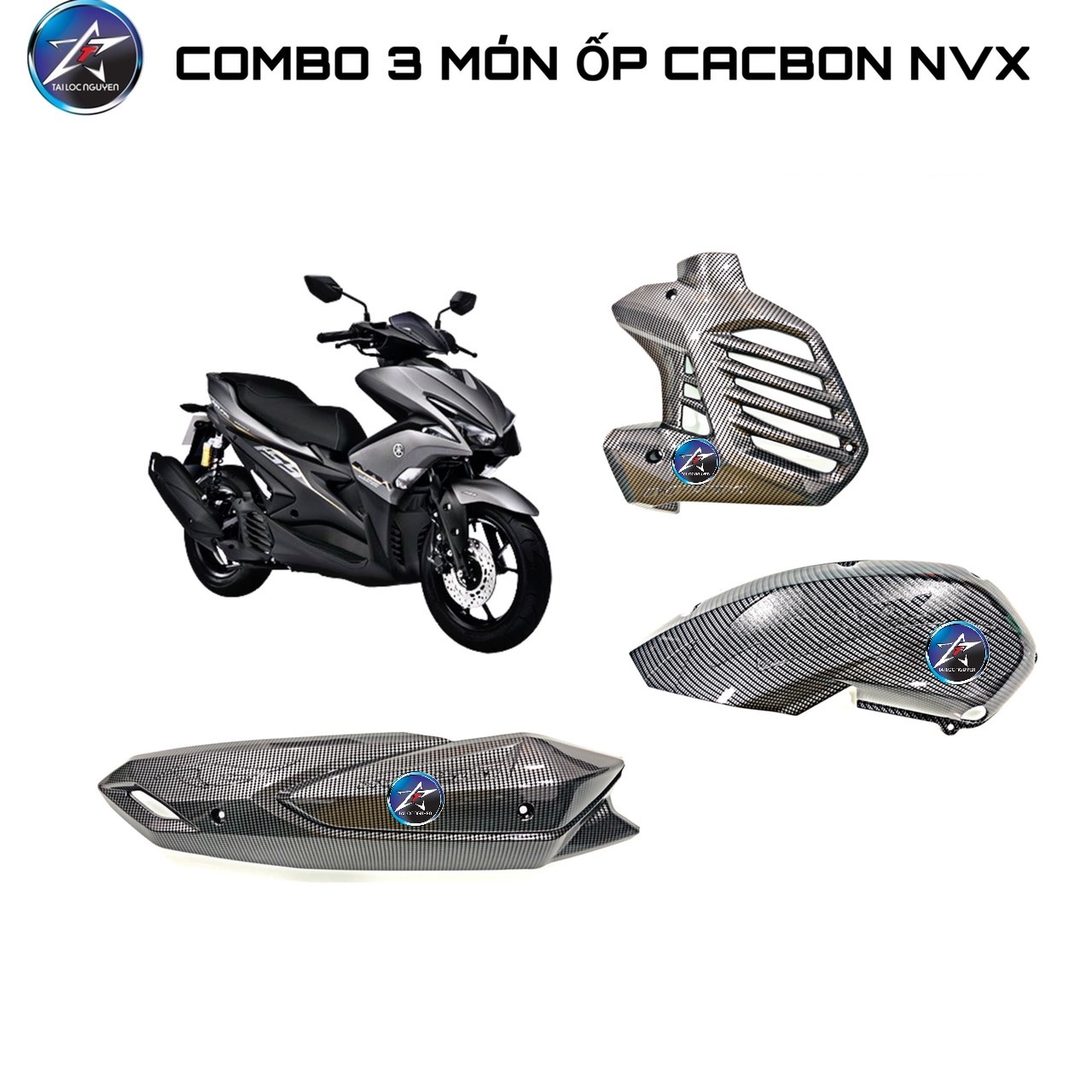 [HCM]COMBO 3 MÓN: QUẠT GIÓ- ỐP PÔ- PÔ E CHO NVX SƠN CACBON