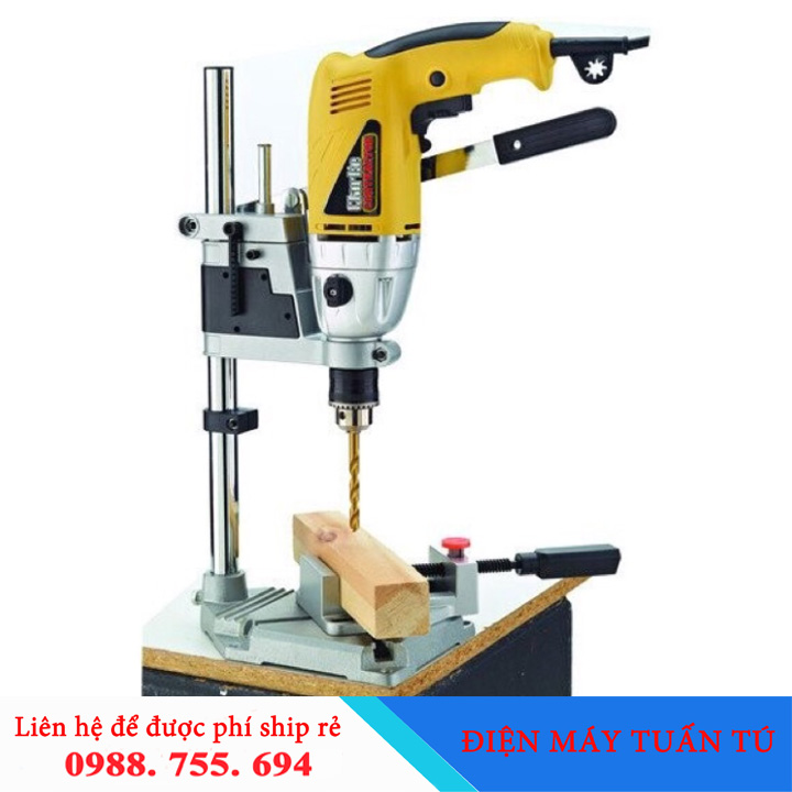 CHÂN ĐẾ MÁY KHOAN BÀN AM-6102B – 2 TẦNG (ĐÃ CÓ Ê TÔ KẸP)