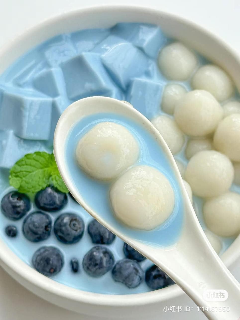 Chè Thạch Hoa Đậu Biếc Khoai Dẻo