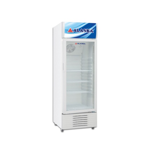 Tủ mát Alaska 260 lít LC-455H - Tủ đứng mặt kính 1 cánh - Bảo hành chính hãng  - Voucher 10% lên đến 800K