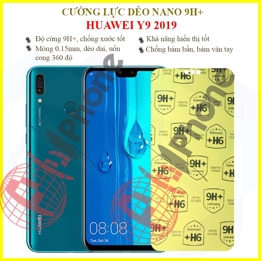 Dán cường lực dẻo nano huawei y9 2019