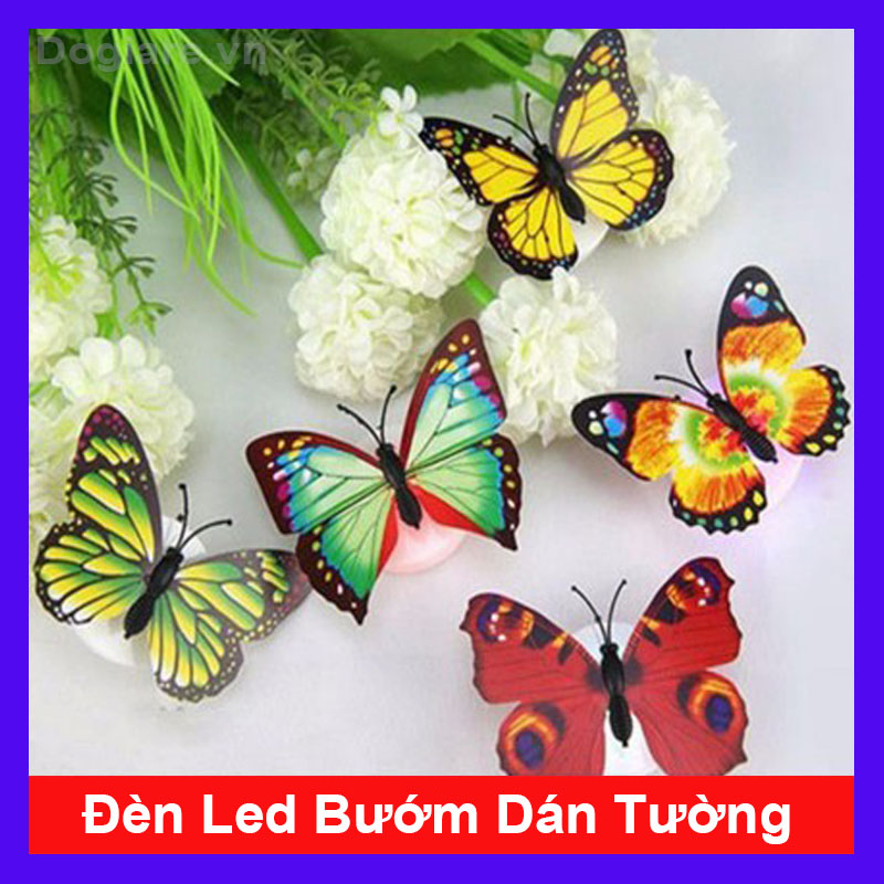 Đèn led dán tường hình bướm
