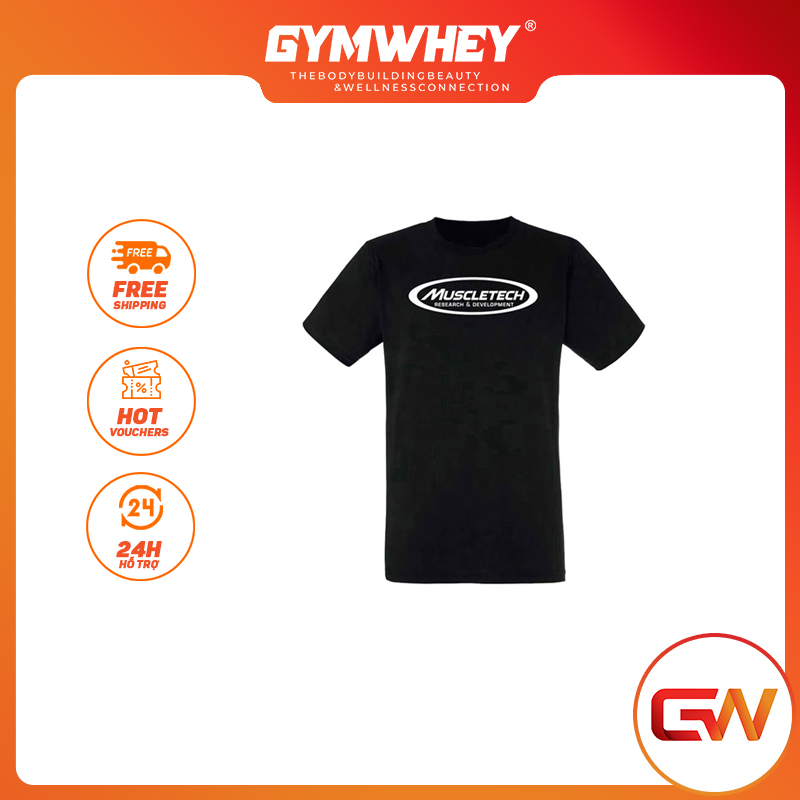 Áo thun thể thao muscletech áo thun body cao cấp