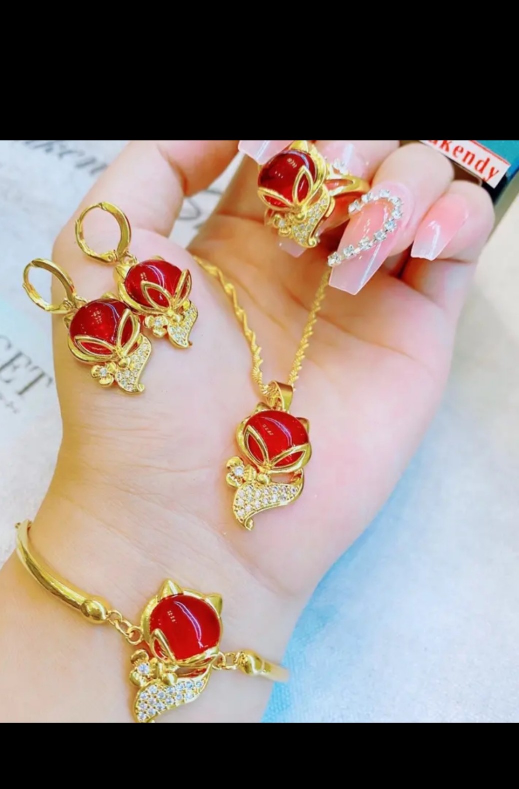 Set  bộ trang sức hồ ly cap cấp-Bebe shop