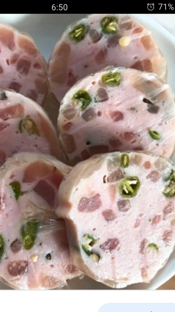 CHẢ LỤA GÂN ỚT XIÊM ( 500G )