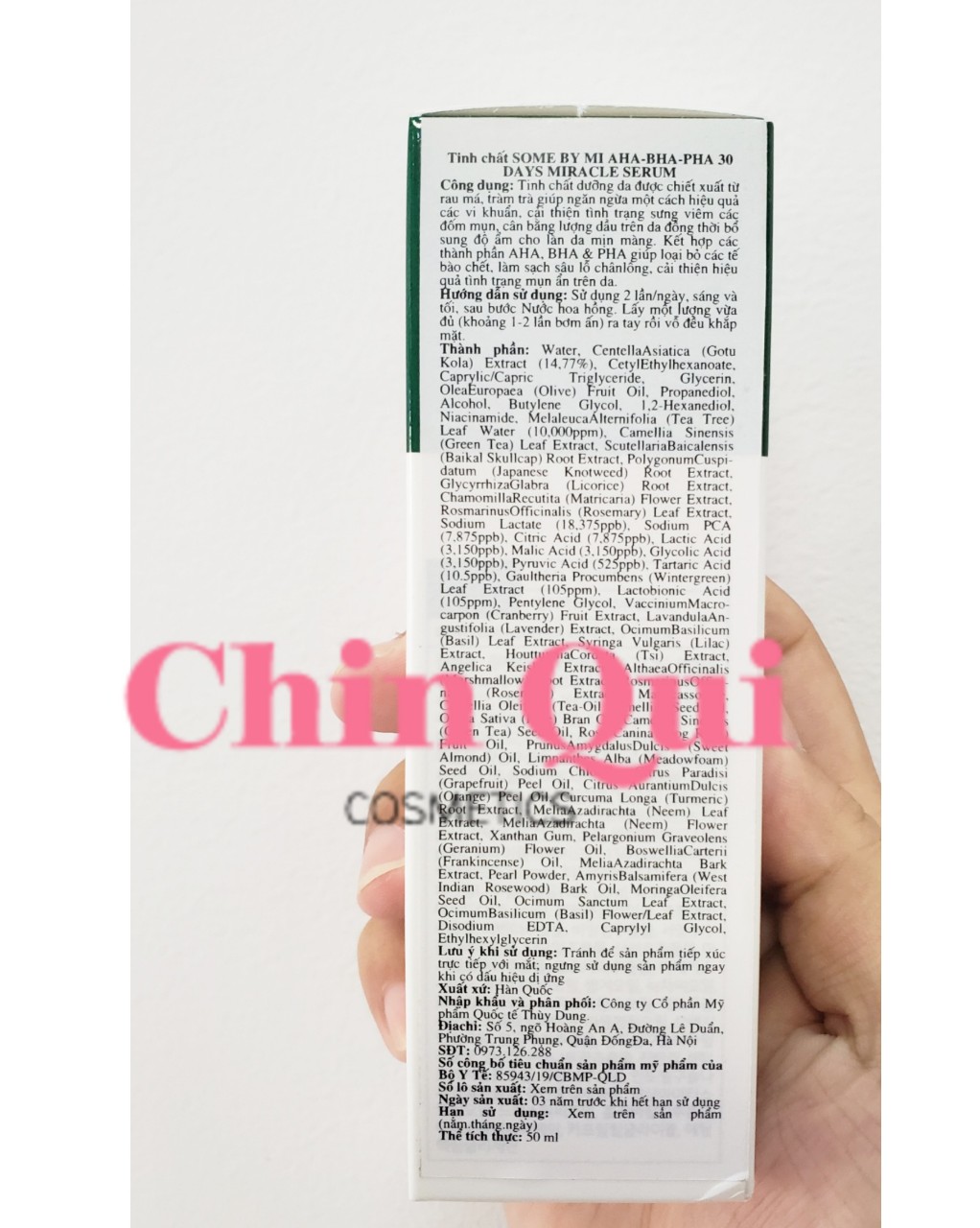 [HCM]Tinh Chất SOME BY MI Cho Da Mụn 50ml AHA-BHA-PHA 30 Days Miracle Serum