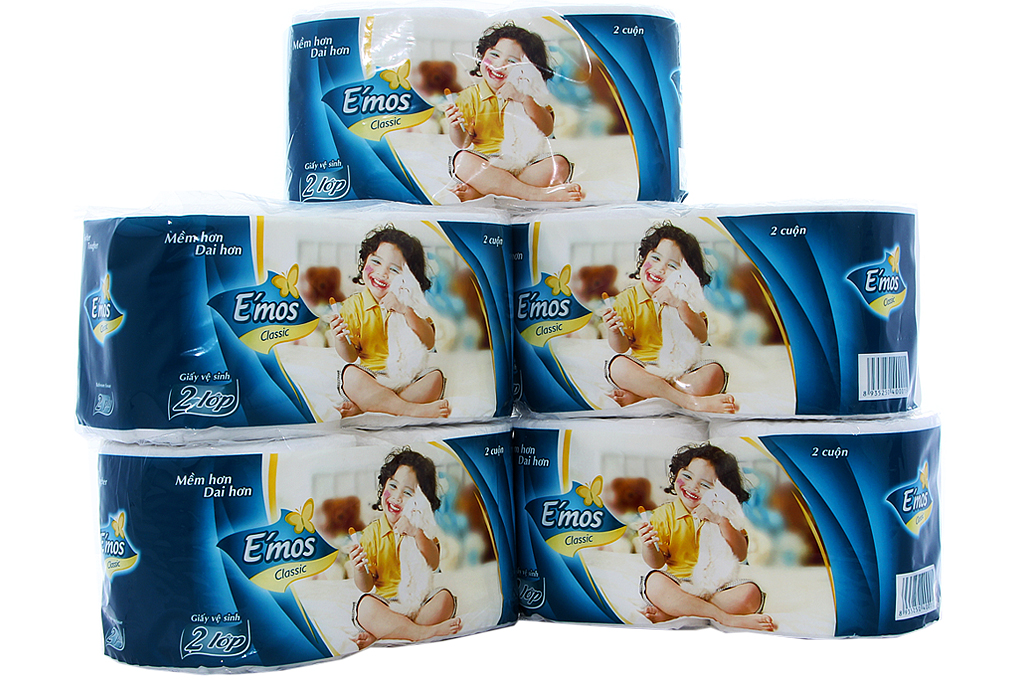 [HCM]Lốc 10 cuộn giấy vệ sinh Emos