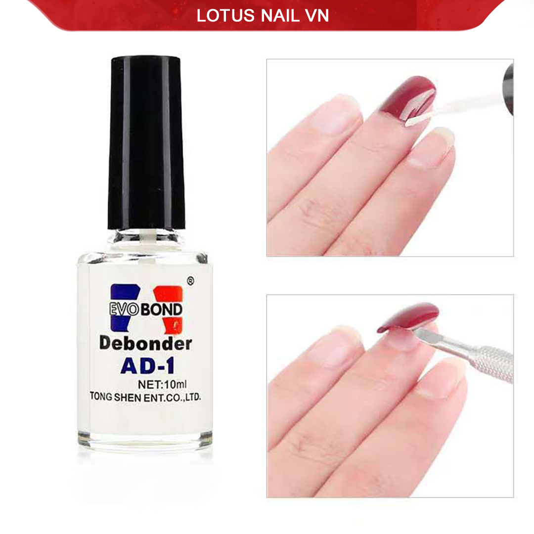 Nước sáng đá, tháo móng úp Bonder AD-1 chai 10ml