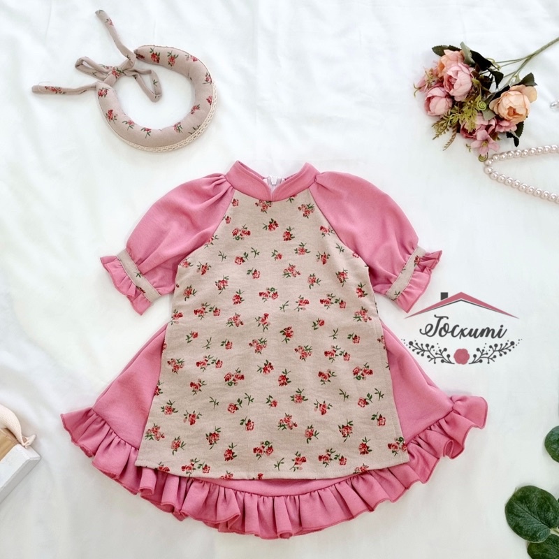 [TẶNG KÈM MẤN] SET ÁO DÀI CÁCH TÂN CHO BÉ YÊU [THIẾT KẾ] - Tocxumi House