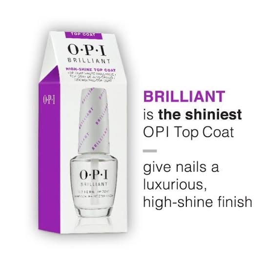 [BRILLIANT] Nước phủ bóng OPI: BRILLIANT TOP COAT