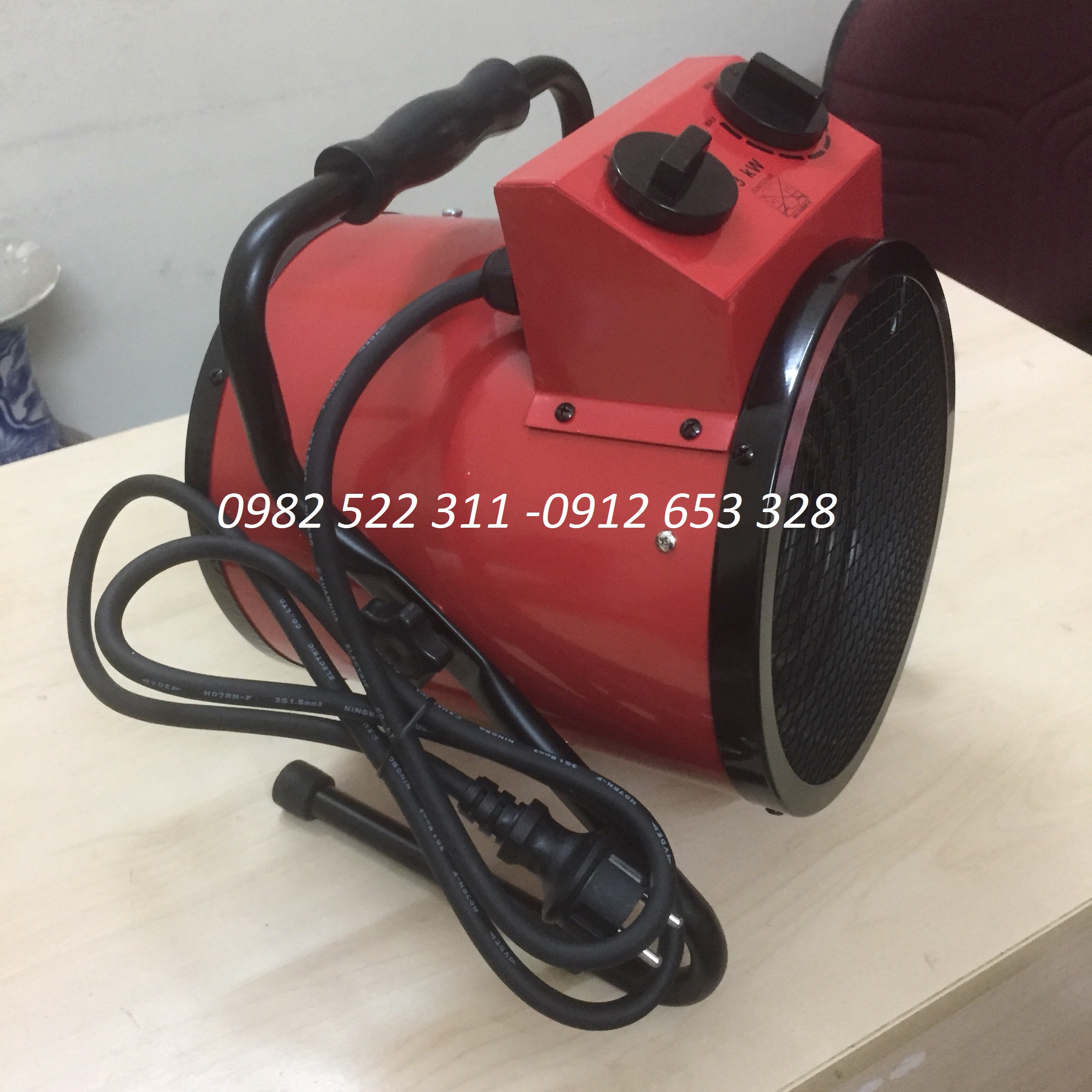 Máy sấy gió nóng bằng điện trở 3kw
