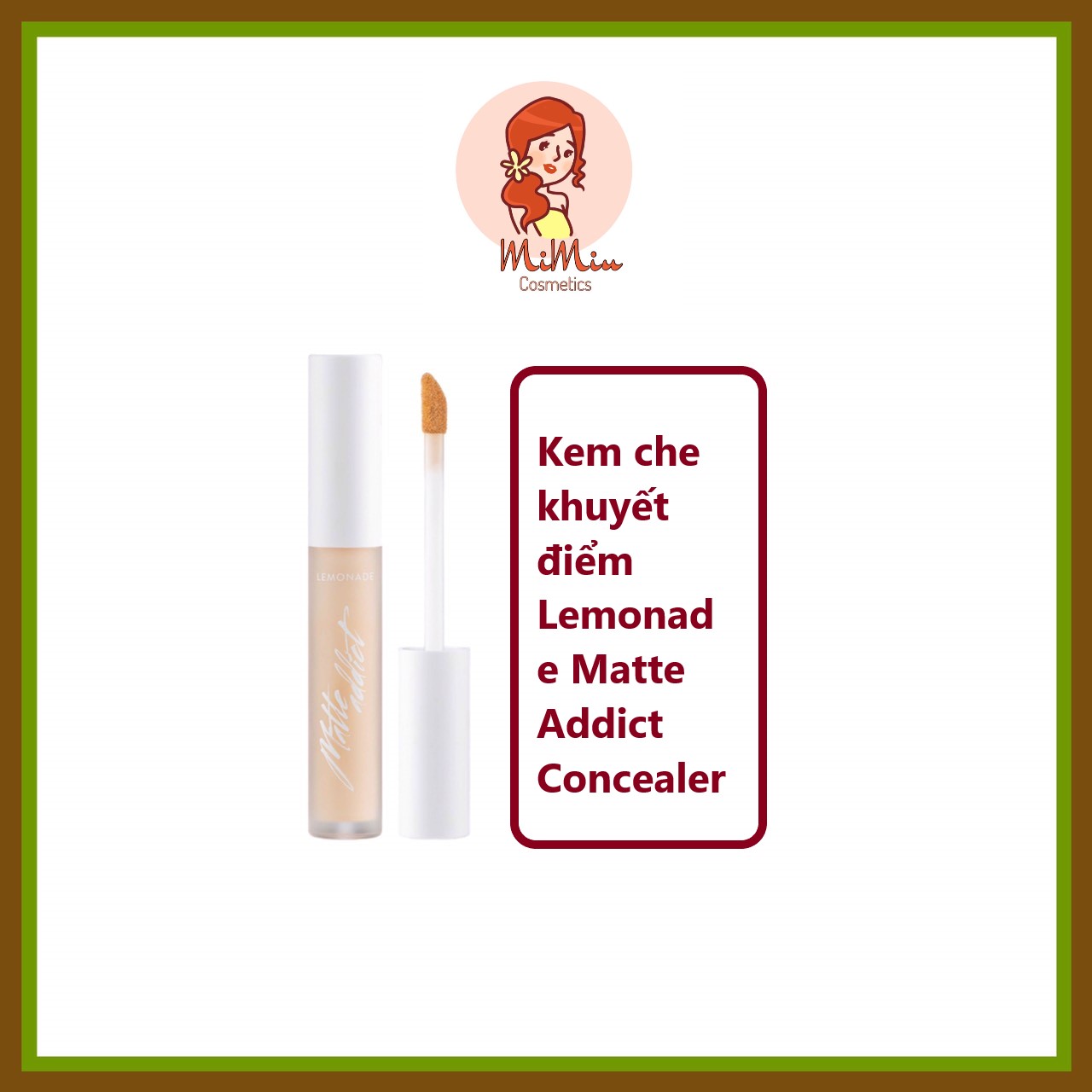 Che khuyết điểm Lemonade Matte Addict Concealer 3g