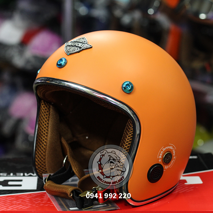 [Titan Gr5- ĐỦ MÀU]Mũ bảo hiểm 3/4 Napoli Sh Ruby New