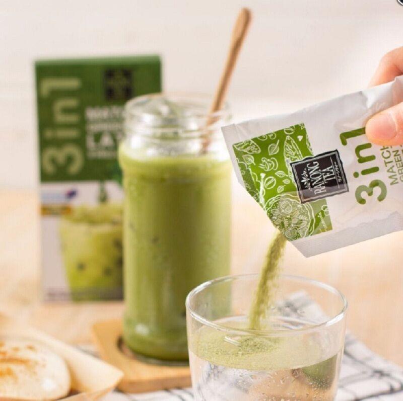 Trà Xanh Matcha Latte 3in1 (8 Gói) Ranong Tea Thái Lan