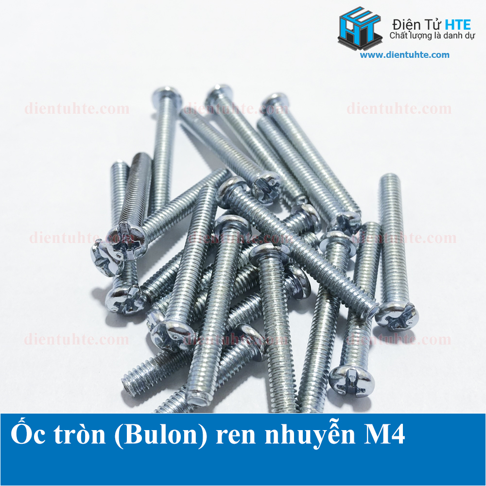 Ốc tròn (Bulon) ren nhuyễn M4