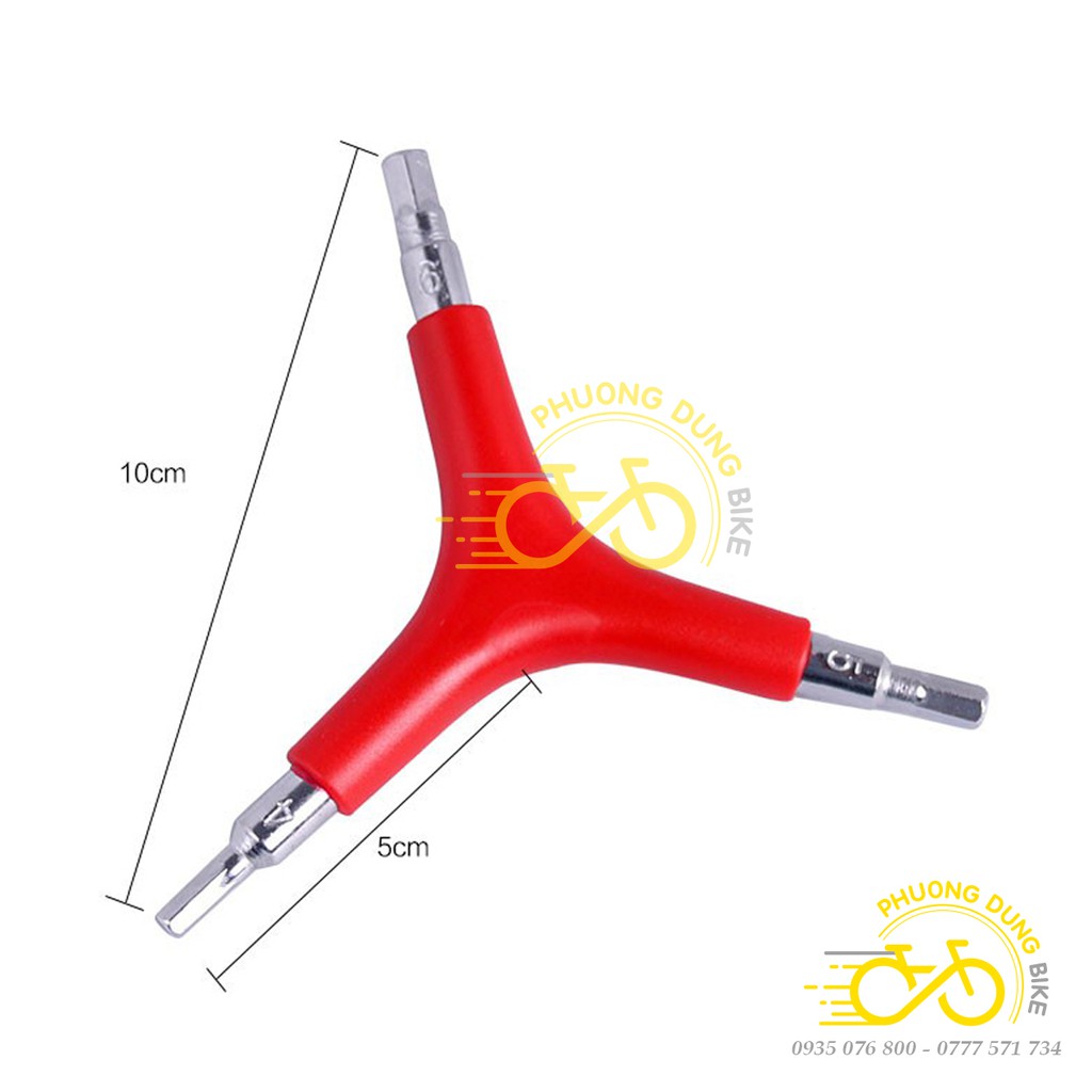 Lục giác 3 chấu 4 5 6mm cho xe đạp
