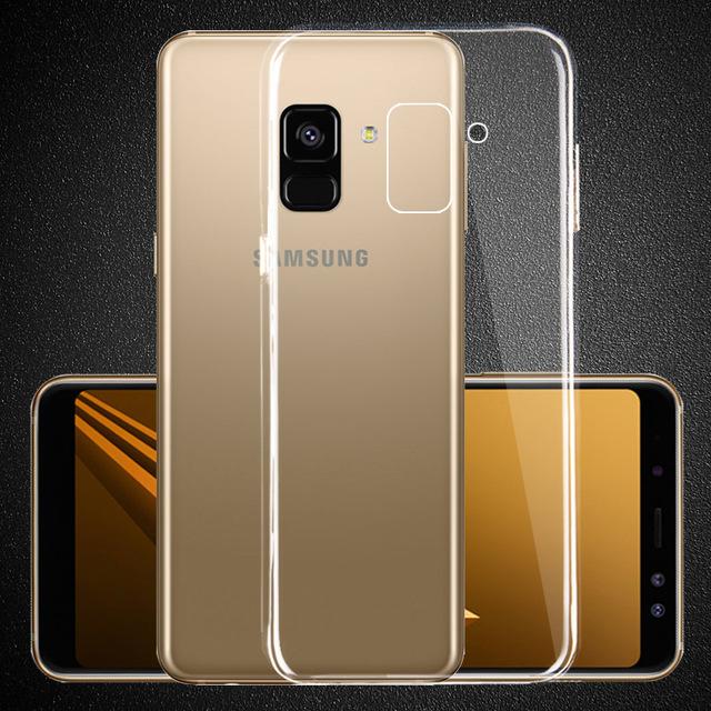 Ốp dẻo trong suốt Samsung Galaxy J6 Plus / J6+ (Hàng loại A)