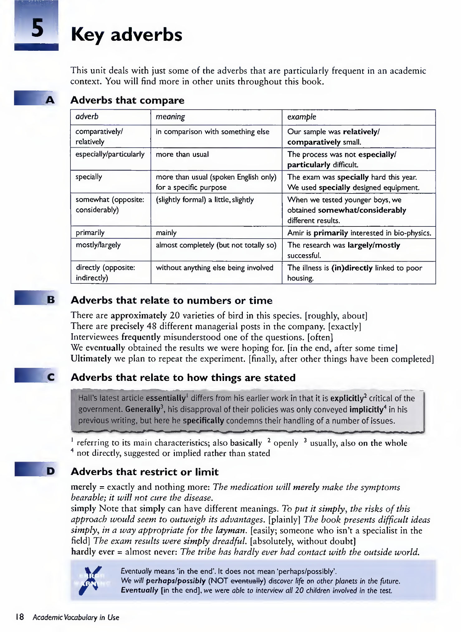 Academic vocabulary in use for IELTS