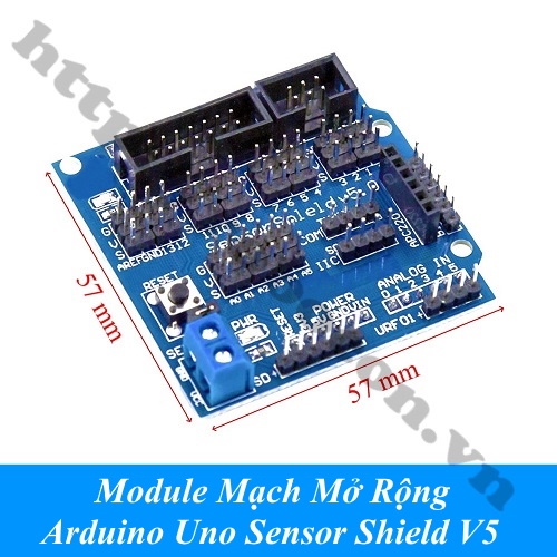 Module mạch mở rộng arduino uno sensor shield v5