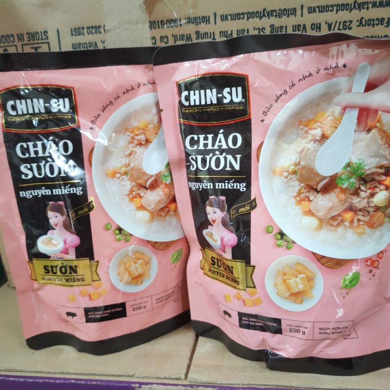 [Mã 252FMCGSALE giảm 8  đơn 500K] (Gói) Phở bò /Miến gà CHINSU (có thịt) gói 135g (7 bữa sáng hoàn chỉnh)
