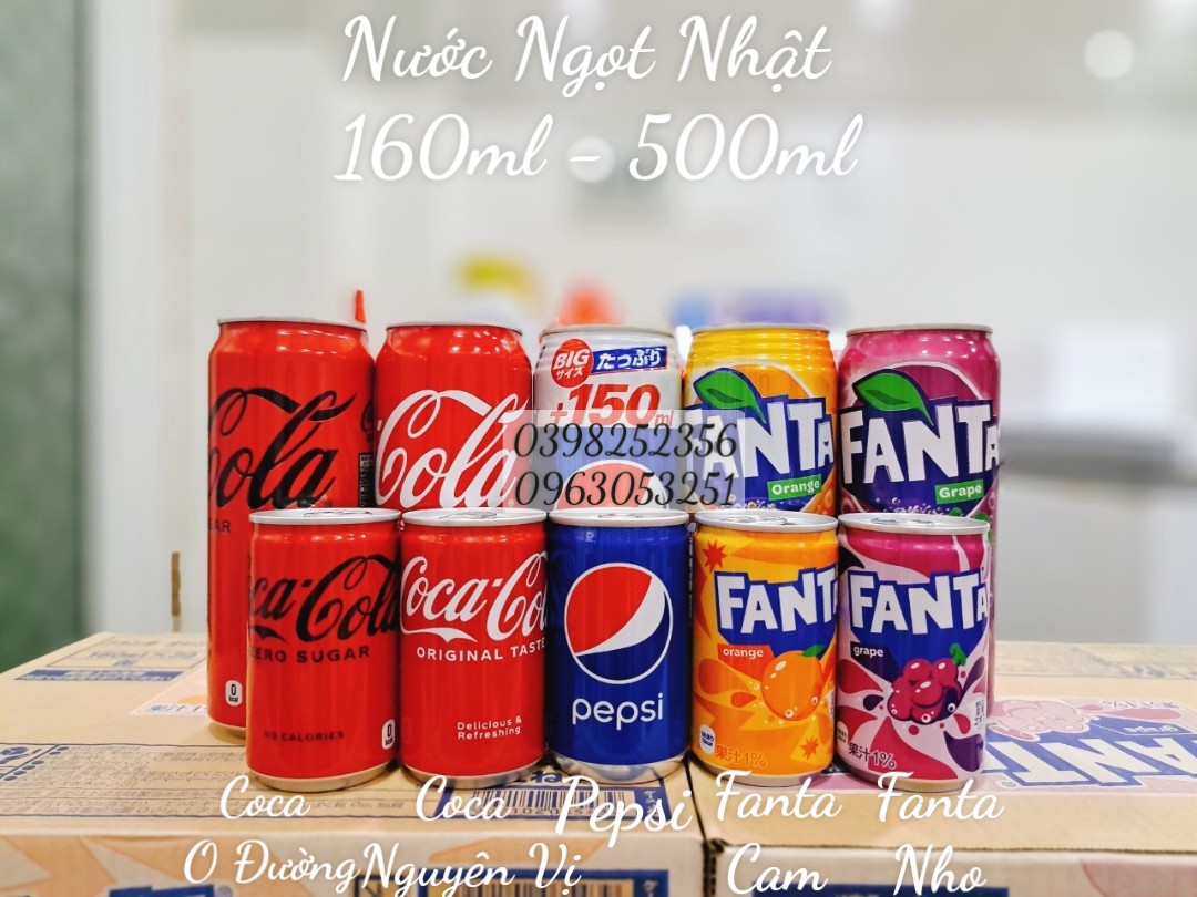 Nước Ngọt Coca Nhật Mini - 160ml (  1 lon)