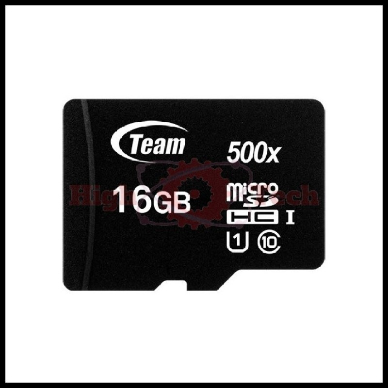 Thẻ nhớ micro SDHC Team 16GB class 10 (Đen) + Đầu đọc thẻ micro ngẫu nhiên