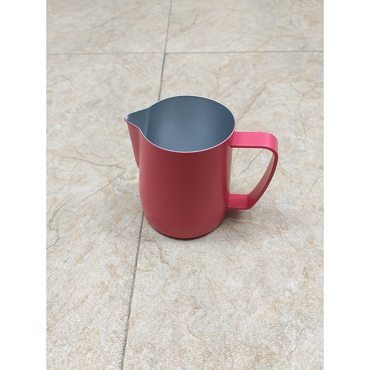 Ca Đánh Sữa Inox Tạo Milk Foam Màu Đỏ