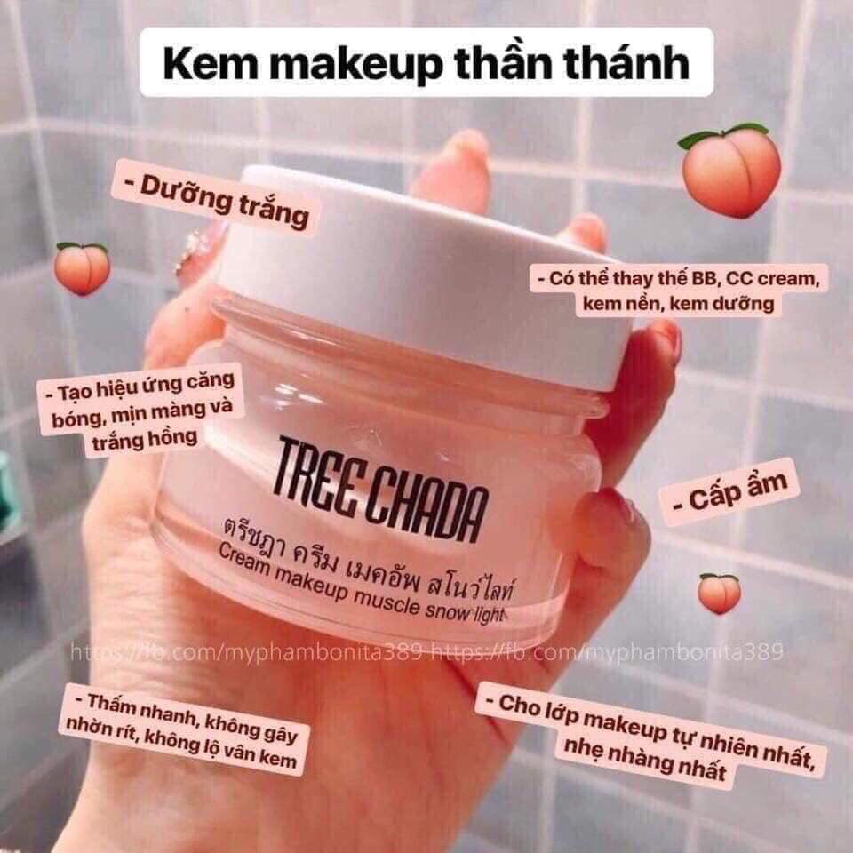Kem dưỡng nâng tone Trang Điểm treechada thái lan 50ml