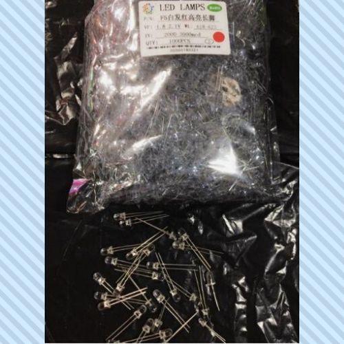 Led 5 Ly Màu Đỏ (1000 con/túi)